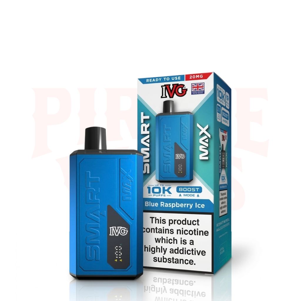 Blue Raspberry Ice IVG Smart Max 10K Vape Kit