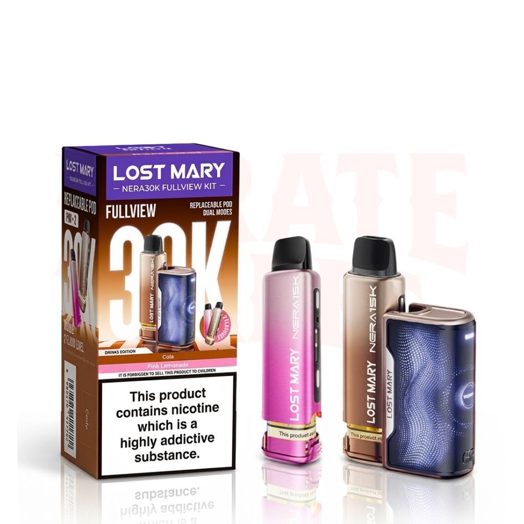 Drinks Edition Lost Mary Nera 30K Puffs Fullview Pod Kit