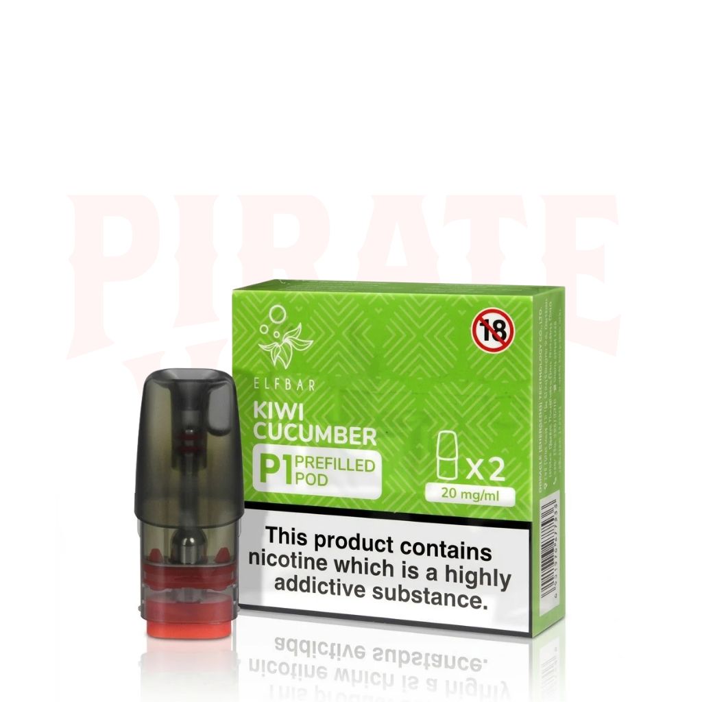 Kiwi Cucumber Elf Bar Mate P1 Prefilled Pods