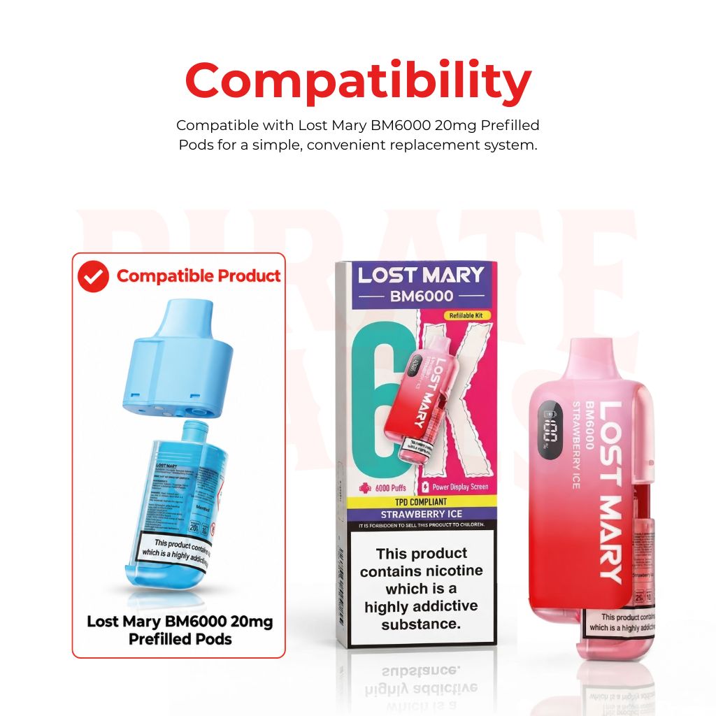 Lost Mary BM6000 Compatibility
