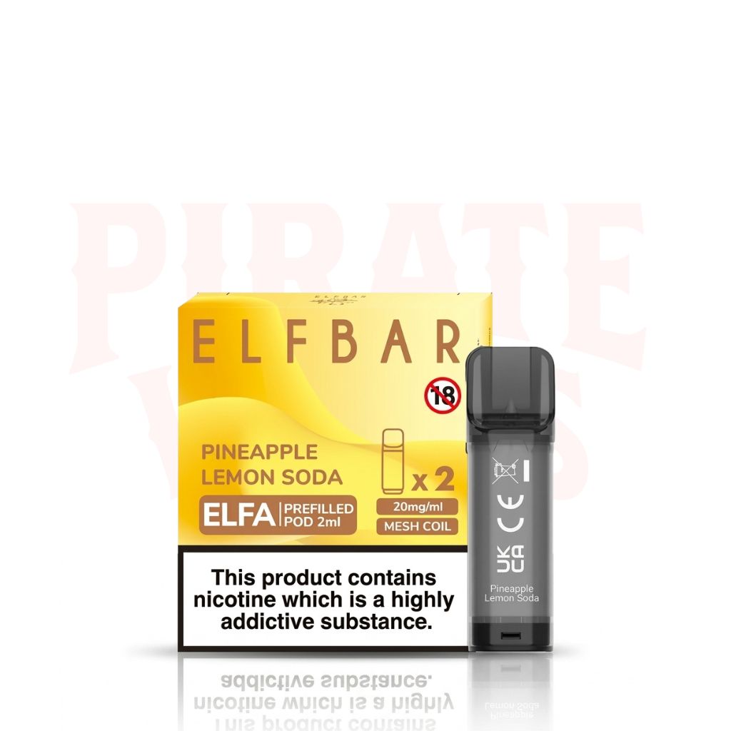 Pineapple Lemon Soda Elf Bar Elfa Pre-filled Pods