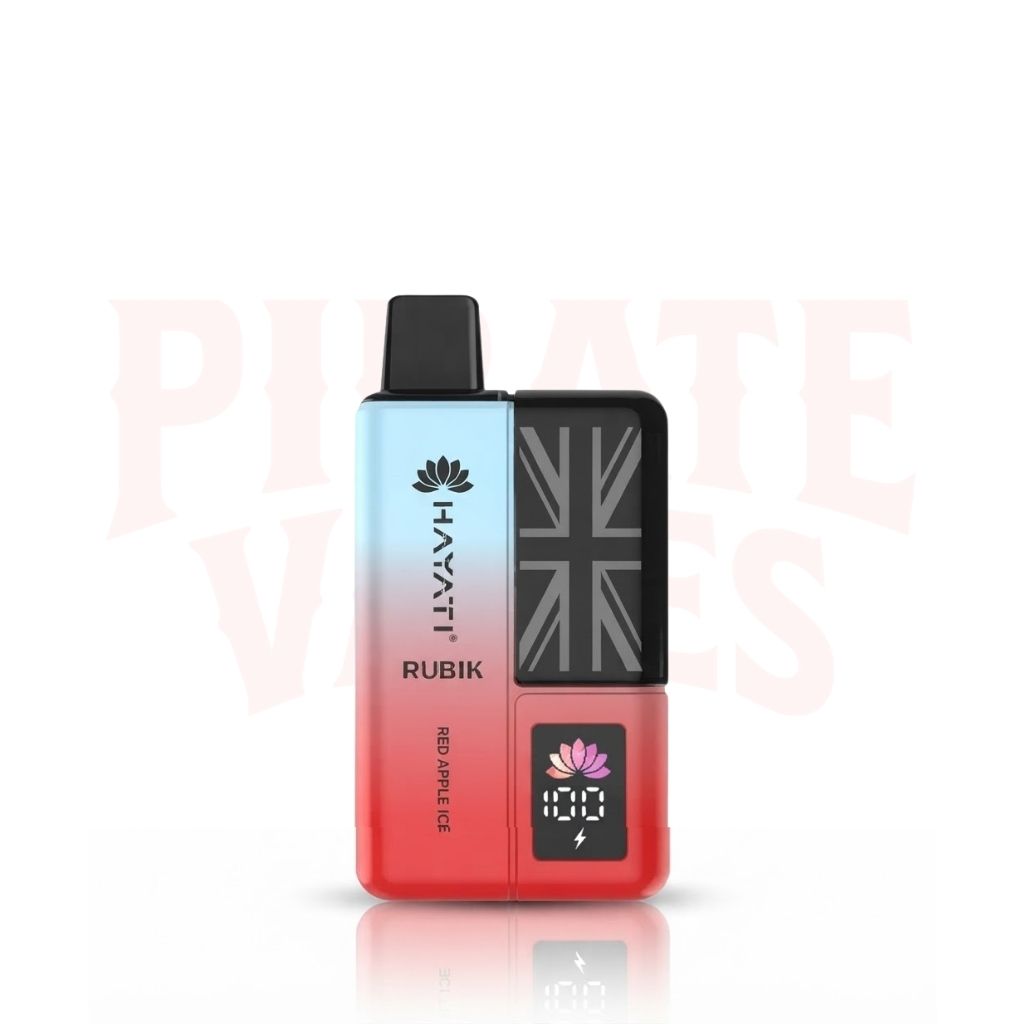 Red Apple Ice Hayati Rubik 7000 Puffs Pod Kit
