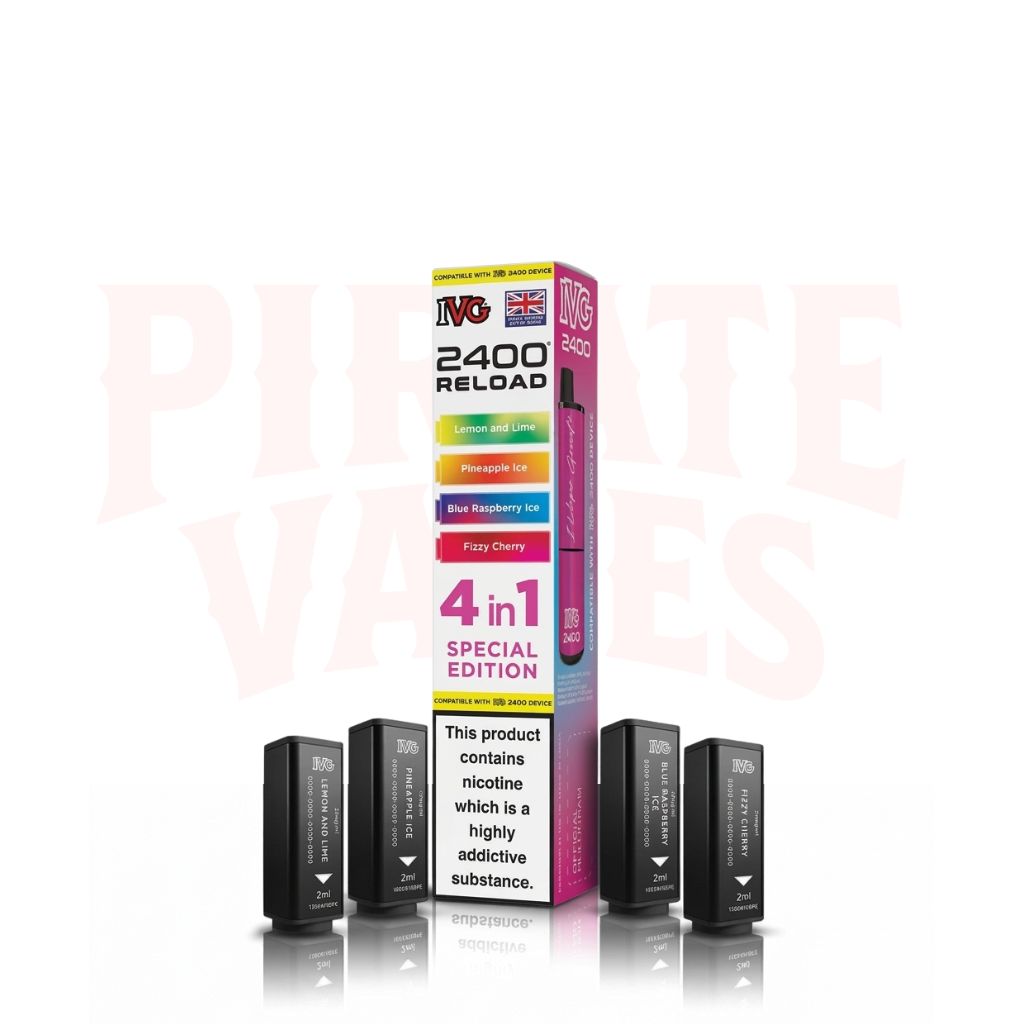 Special Edition IVG 2400 Reload 4-in-1 Prefilled Pods