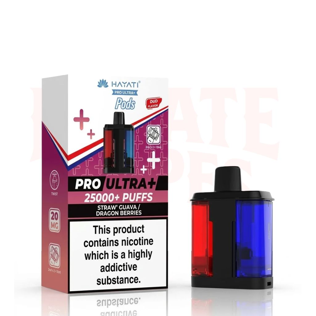 Straw' Guava / Dragon Berries Hayati Pro Ultra Plus 25000 Prefilled Pods