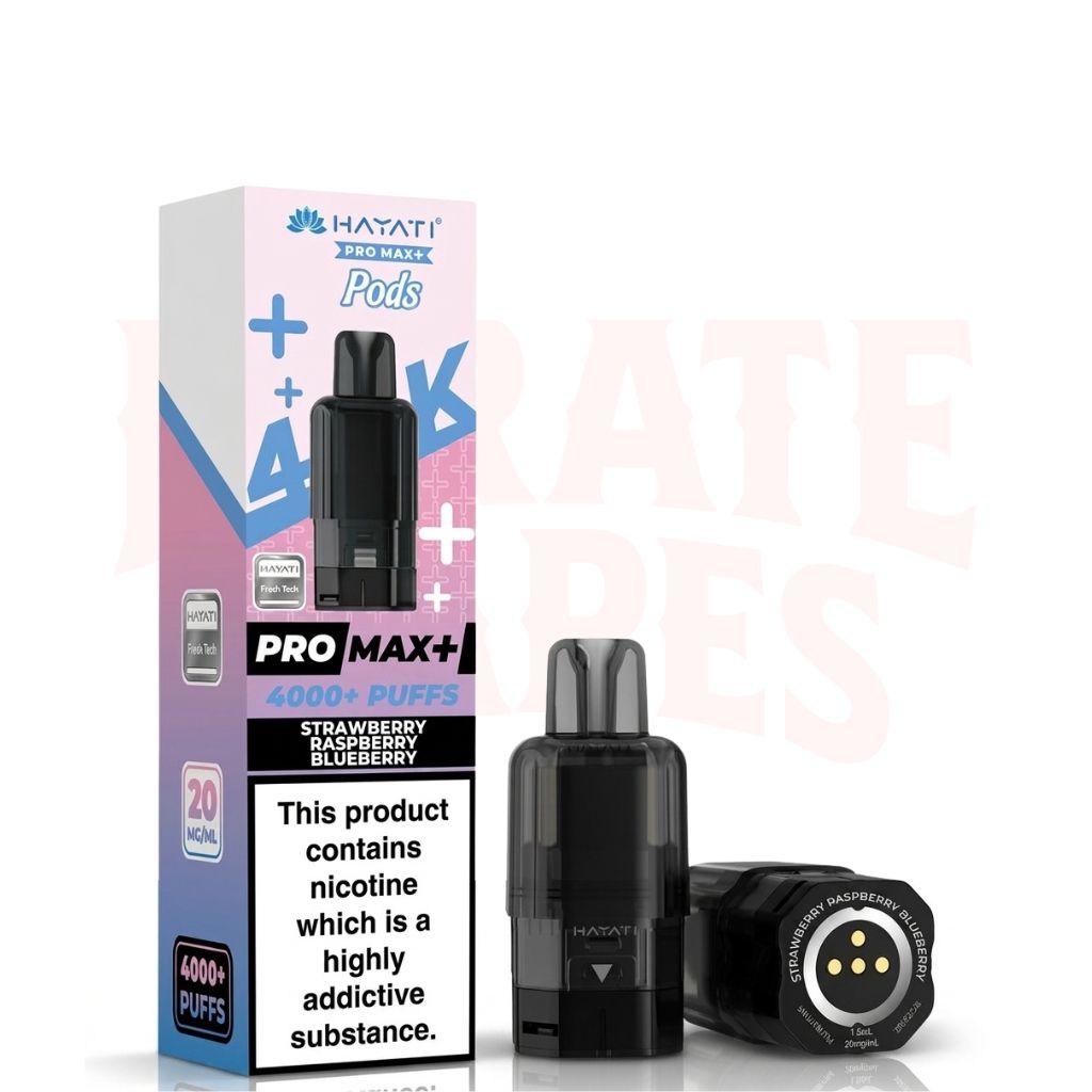 Strawberry Raspberry Blueberry Hayati Pro Max Plus 4000 Pods