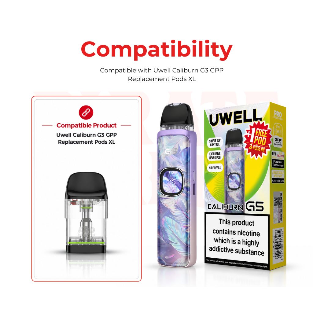Uwell Caliburn G5 Vape Kit Compatible Product
