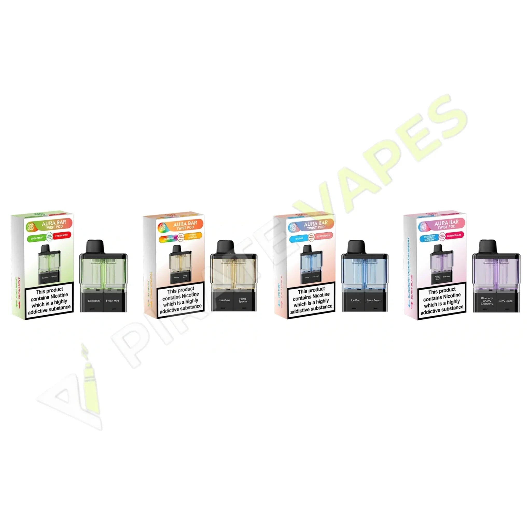 Aura Bar Twist 40K Refill Replacement Pods