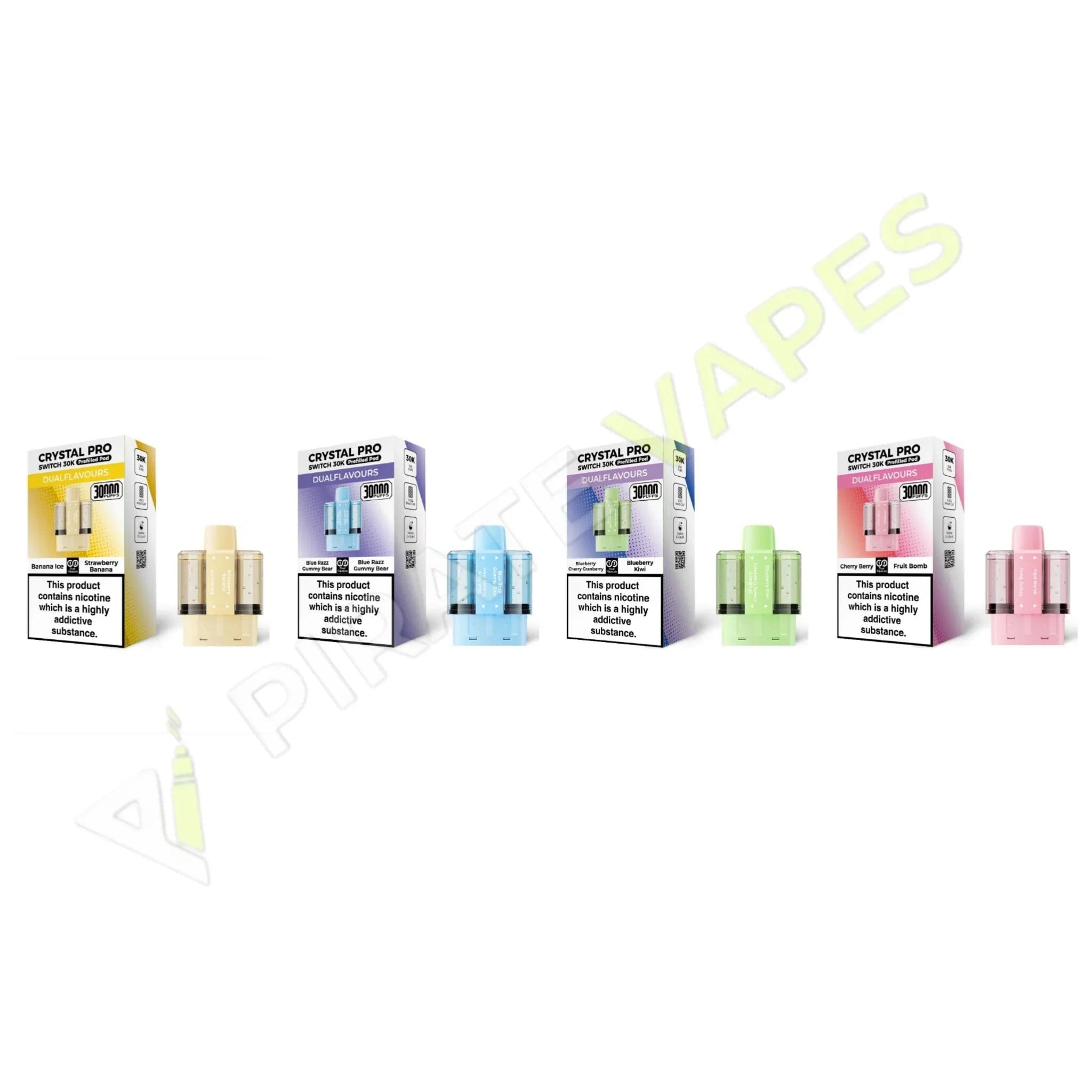 Crystal Pro Switch 30K Prefilled Replacement Pods