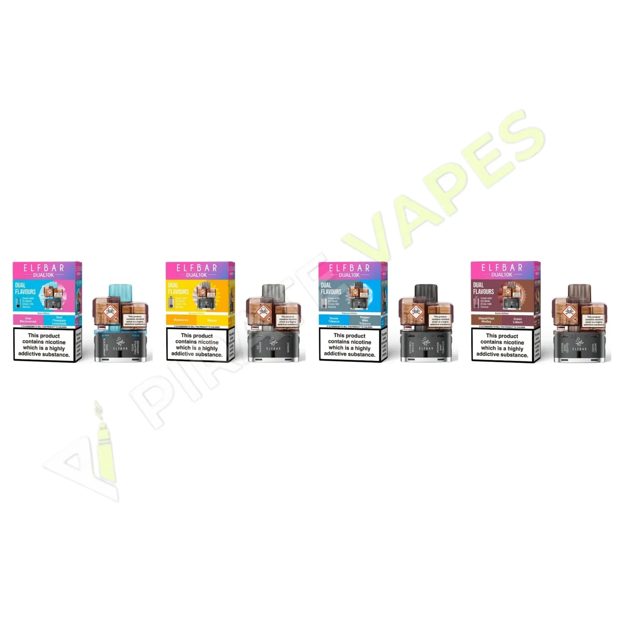 Elf Bar Dual 10000 Replacement Pods
