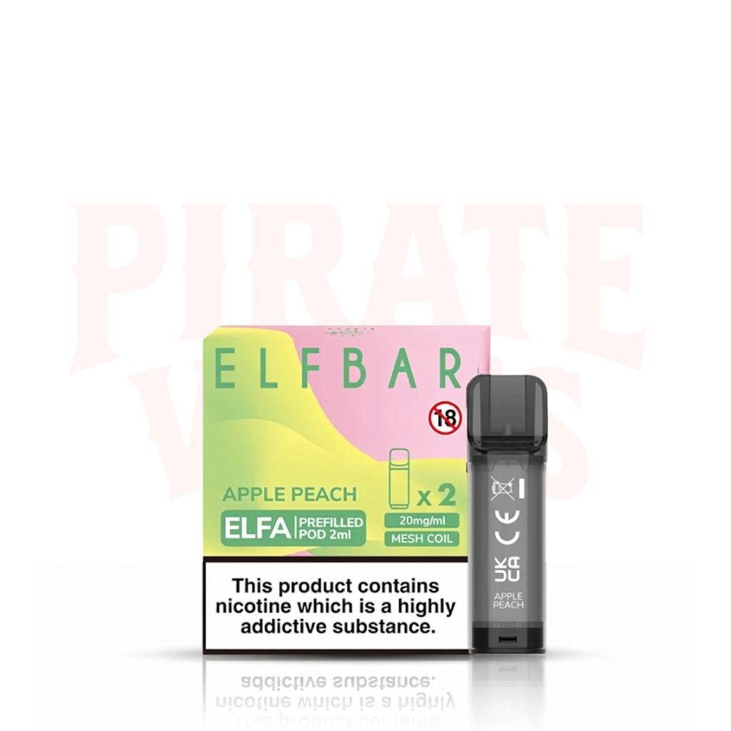 Apple Peach Elf Bar Elfa Pre-filled Pods