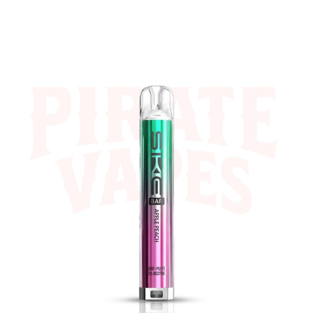 Apple Peach SKE Bar 600 Compliant Prefilled Pod Kit