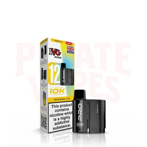 Banana Ice IVG Pro 12 Prefilled Replacement Pods
