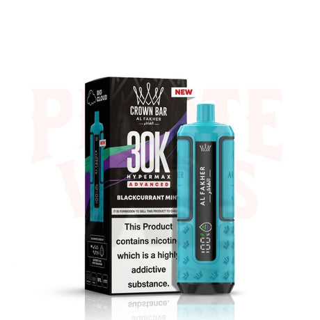 Blackcurrant Mint Al Fakher Crown Bar 30K Hypermax Kit