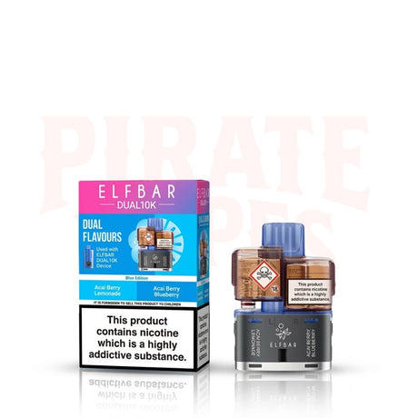 Blue Edition Elf Bar Dual 10K Refill Pods