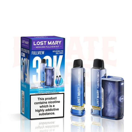 Blue Edition Lost Mary Nera 30K Puffs Fullview Pod Kit