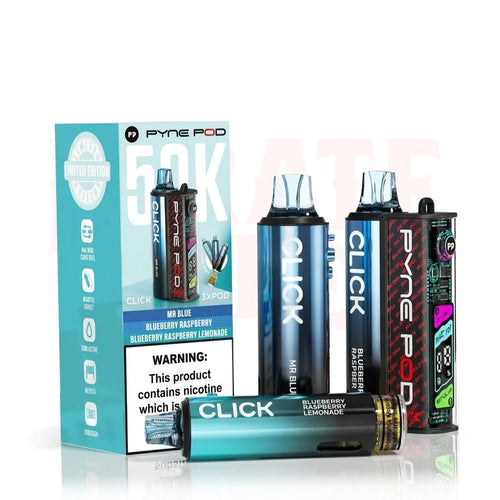 Blue Edition Pyne Pod Click 50K Vape Kit