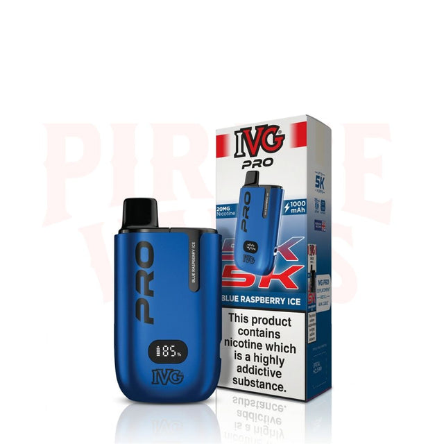 Blue Raspberry Ice IVG PRO 5K Vape Kit
