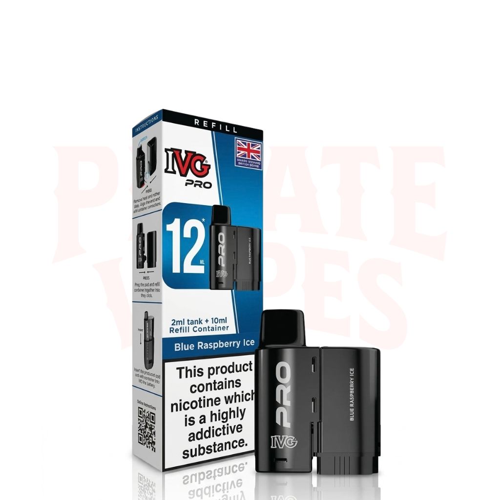 Blue Raspberry Ice IVG Pro 12 Prefilled Pods 
