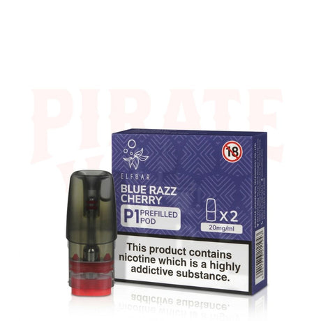Blue Razz Cherry Elf Bar Mate P1 Prefilled Pods