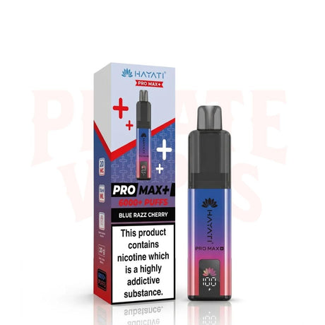 Blue Razz Cherry Hayati Pro Max Plus 6000 Puffs Pod Kit