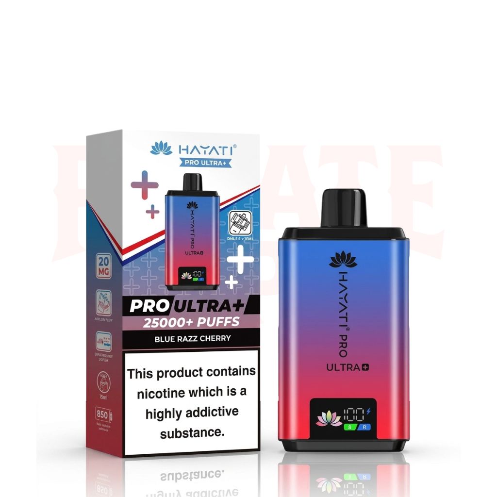 Blue Razz Cherry Hayati Pro Ultra Plus 25000 Pod Kit 