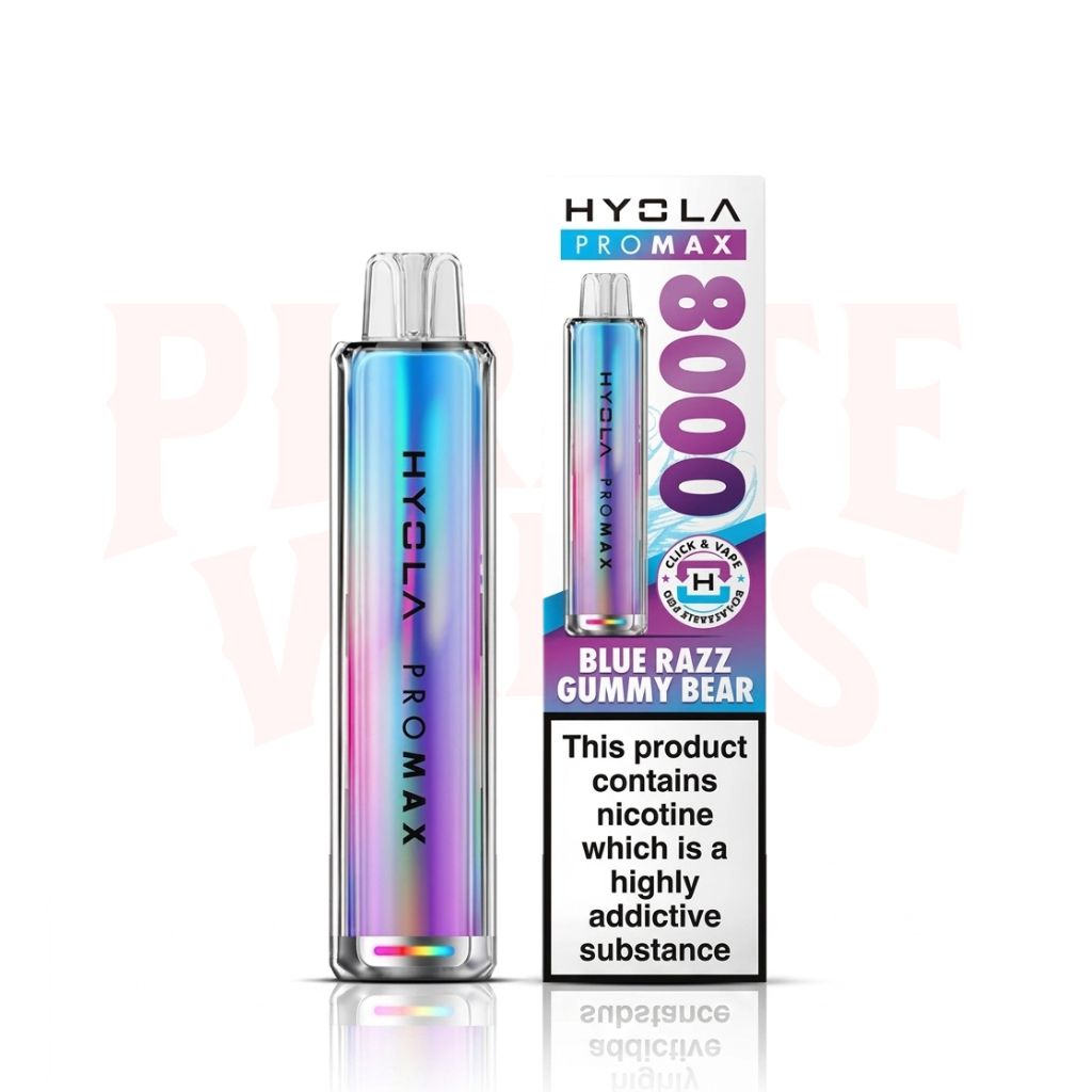 Blue Razz Gummy Bear Hyola Pro Max 8000 Prefilled Pod Kit