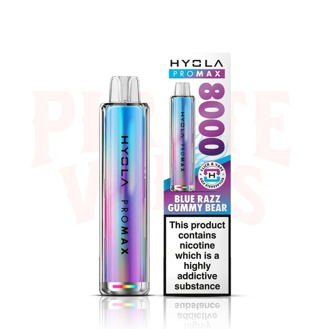 Blue Razz Gummy Bear Hyola Pro Max 8000 Prefilled Pod Kit