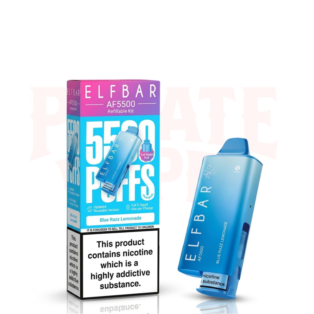 Blue Razz Lemonade Elf Bar AF5500 Prefilled Pod Kit