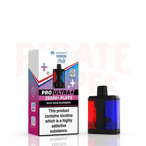 Blue Sour Raspberry Hayati Pro Ultra Plus 25000 Prefilled Pods