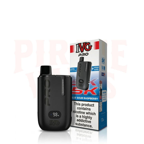 Blue Sour Raspberry IVG PRO 5K Vape Kit 
