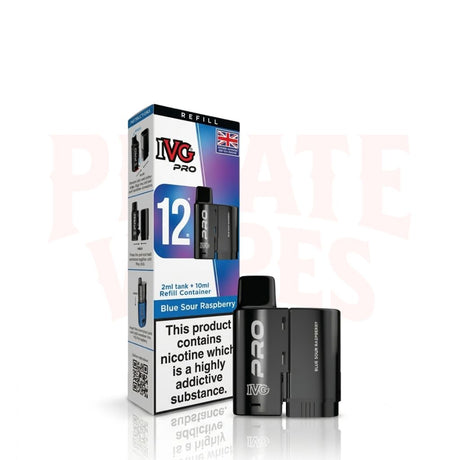 Blue Sour Raspberry IVG Pro 12 Prefilled Pods