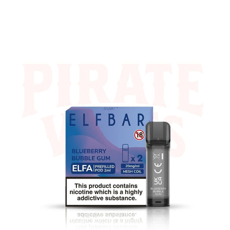 Blueberry Bubblegum Elf Bar Elfa Prefilled Pods