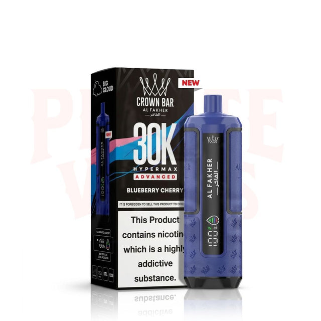 Blueberry Cherry Al Fakher Crown Bar 30K Hypermax Kit