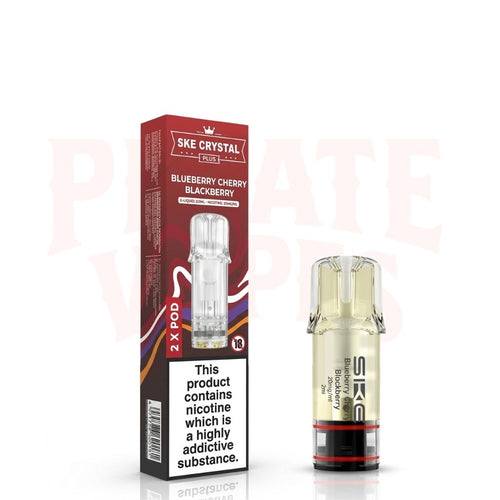 Blueberry Cherry Blackberry SKE Crystal Plus Prefilled Pods