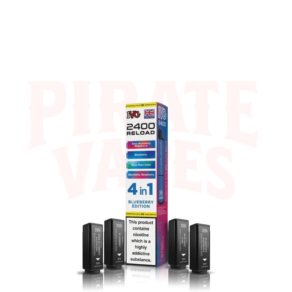 Blueberry Edition IVG 2400 Reload 4-in-1 Prefilled Pods