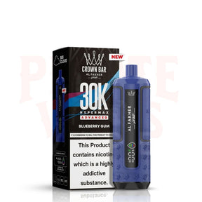 Blueberry Gum Al Fakher Crown Bar 30K Puff Hypermax Kit