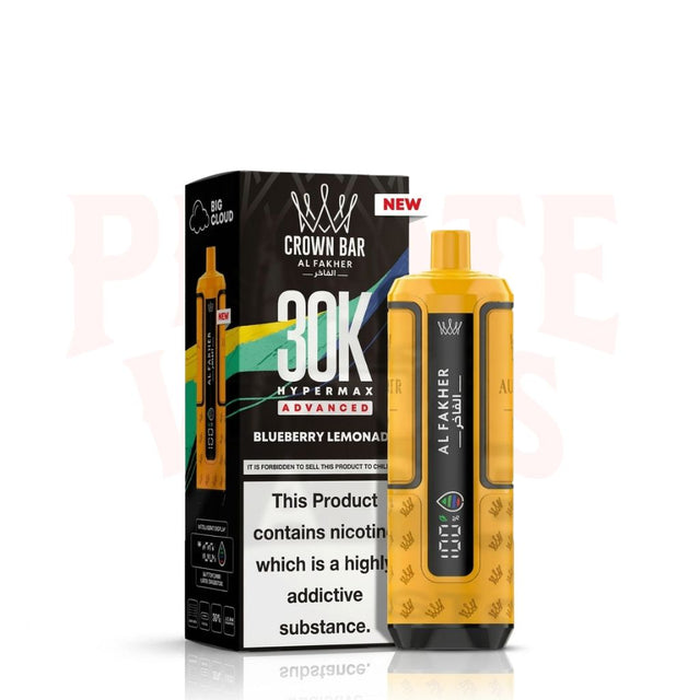Blueberry Lemonade Al Fakher Crown Bar 30K Hypermax Kit