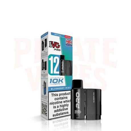 Blueberry Mint IVG Pro 12 Prefilled Pods