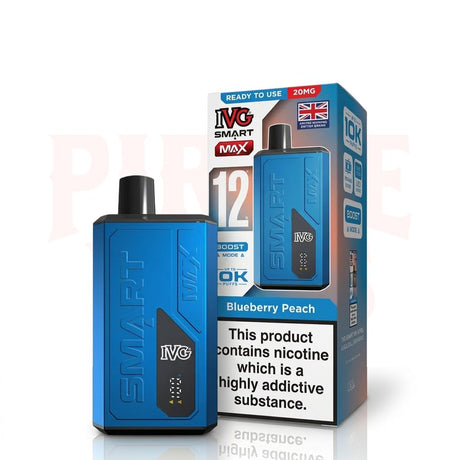 Blueberry Peach IVG Smart Max 10K Vape Kit