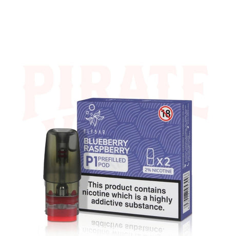 Blueberry Raspberry Elf Bar Mate P1 Prefilled Pods 