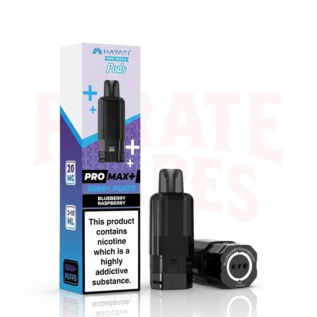 Blueberry Raspberry Hayati Pro Max Plus 6000 Refill Pods