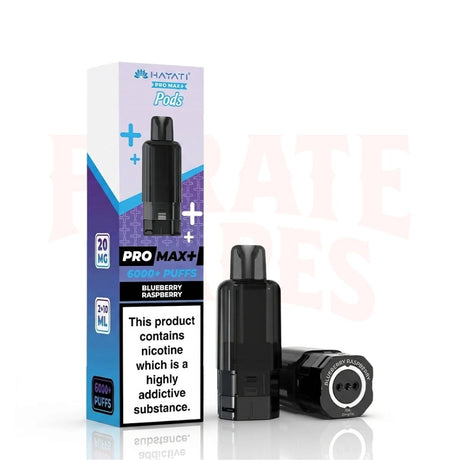 Blueberry Raspberry Hayati Pro Max Plus 6000 Refill Pods