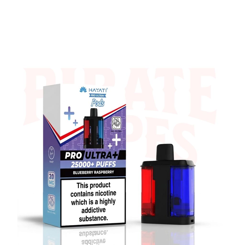 Blueberry Raspberry Hayati Pro Ultra Plus 25000 Prefilled Pods