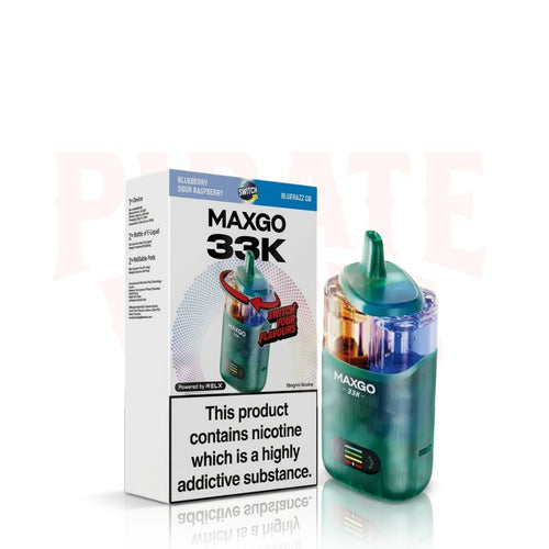 Blueberry Sour Raspberry / Blue Razz Gummy Bear RELX MaxGo 33K 