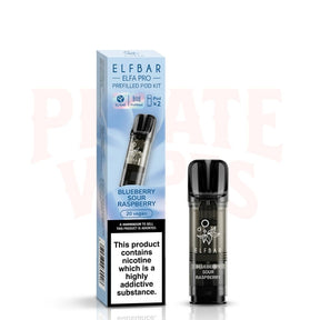Blueberry Sour Raspberry Elf Bar Elfa Pro Prefilled Pods