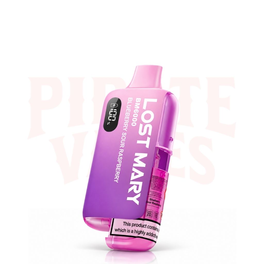Blueberry Sour Raspberry Lost Mary BM6000 Prefilled Pod Kit