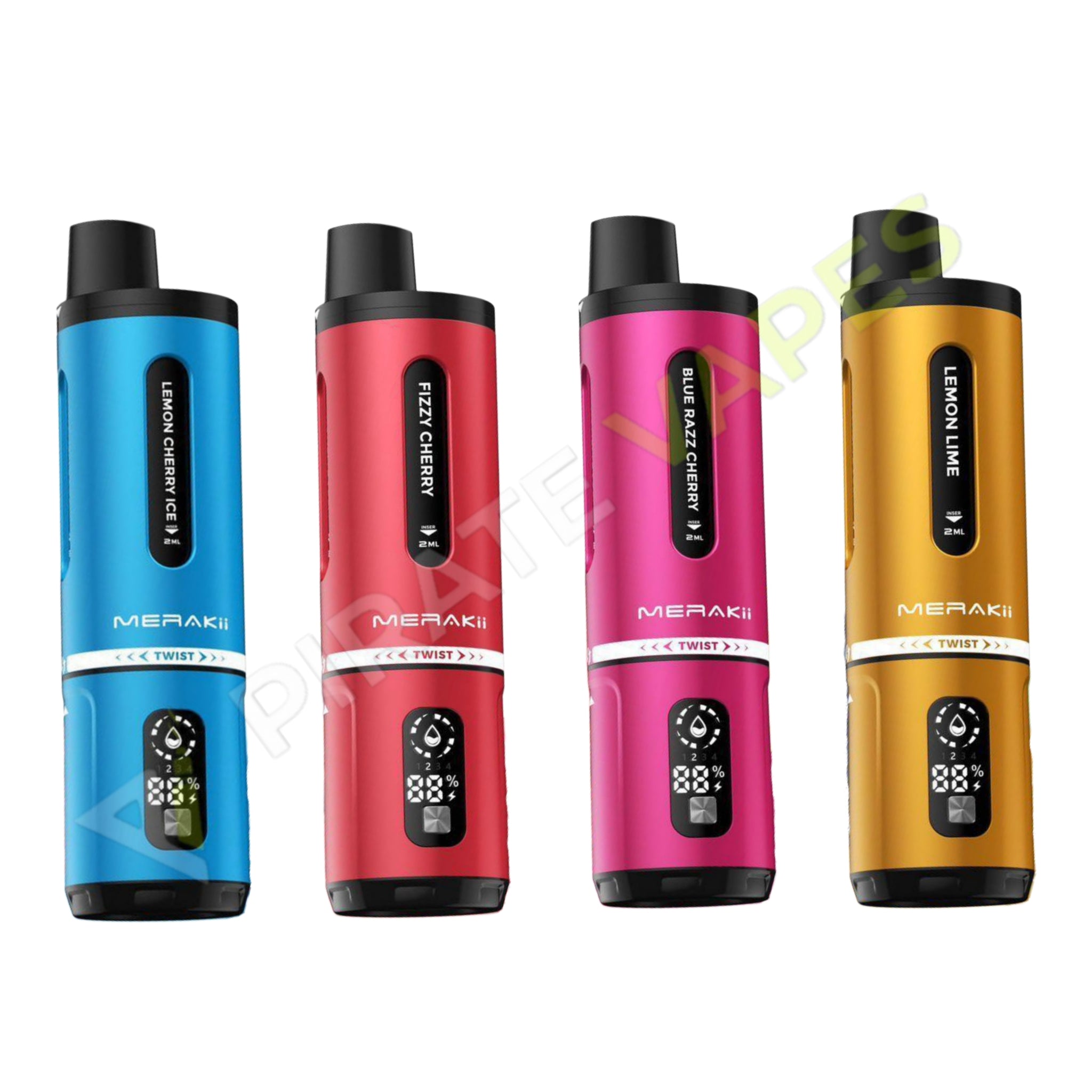 Box of 5 Merakii 3000 Puff 4 in 1 Pod Vape Kit
