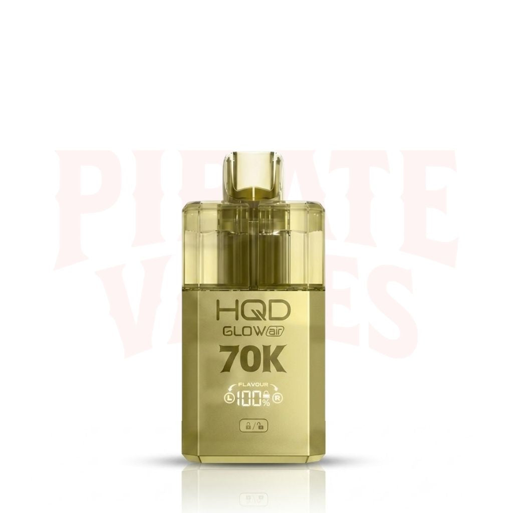 Box Of 10 HQD Glow Air 70K Puffs Pod Kit 