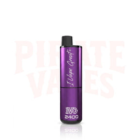 Box Of 5 IVG 2400 Puffs Rechargeable Vape Kit