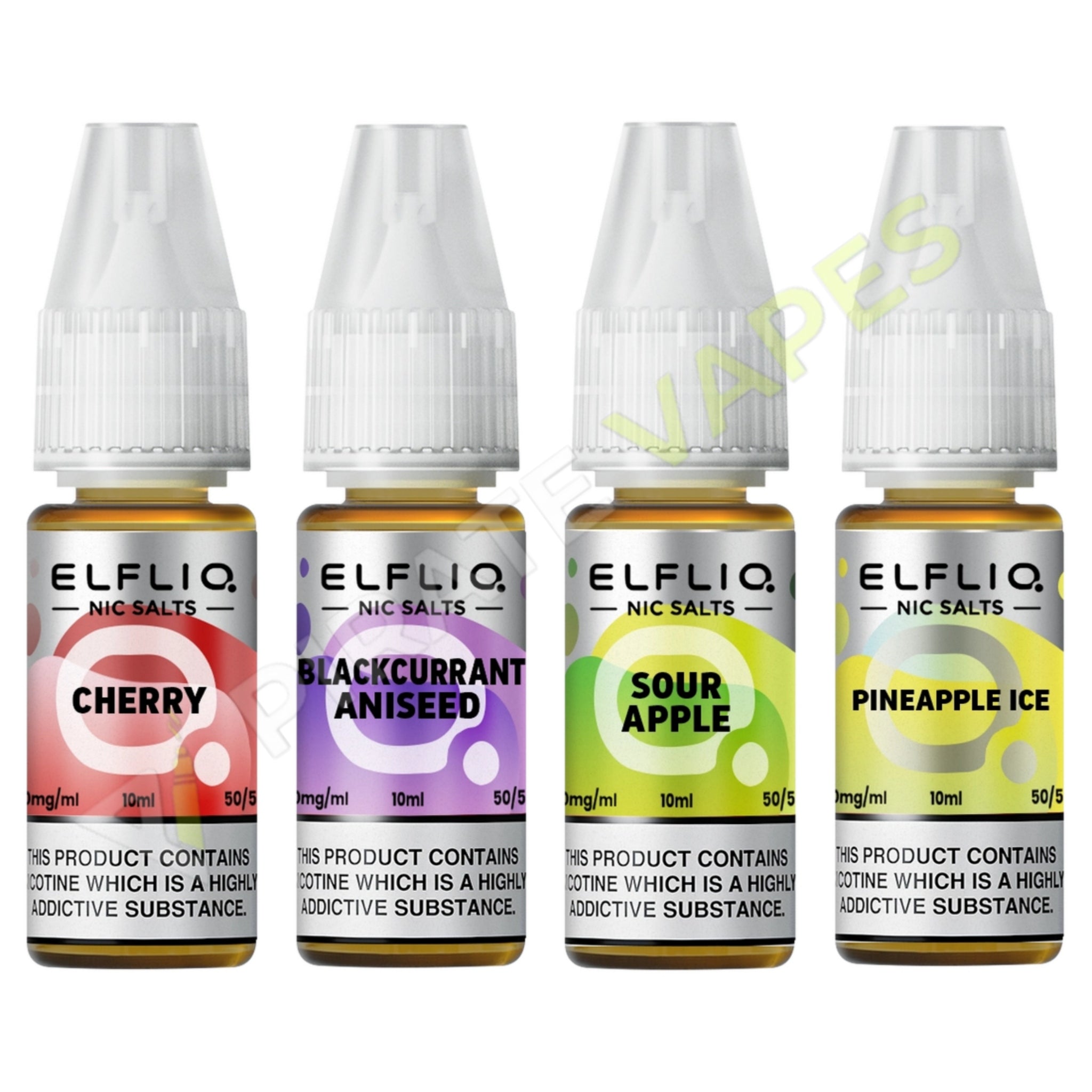 Box of 10 ElfLiq 10ml Nic Salts 10ml